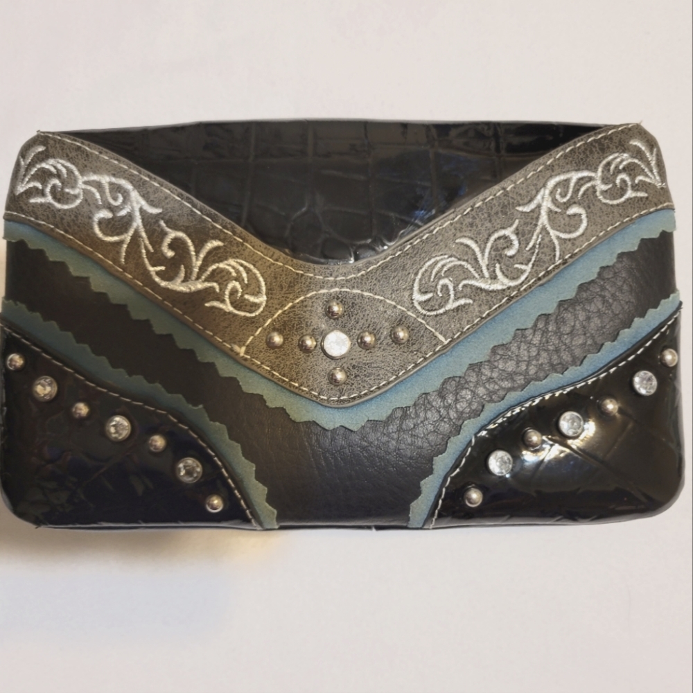 Black Faux Leather Wallet
